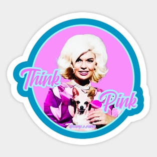 Think Pink! Sticker